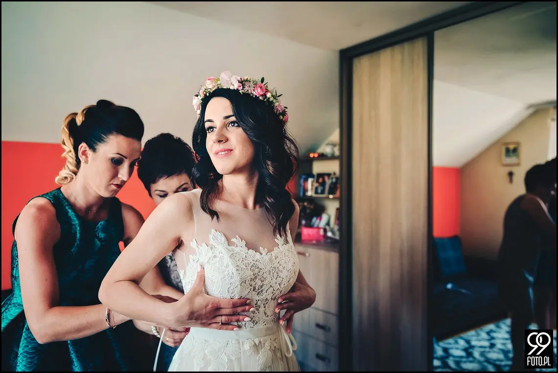 dekoracja sali weselnej,styl rustykalny,osp zawada,fotograf ślubny myślenice