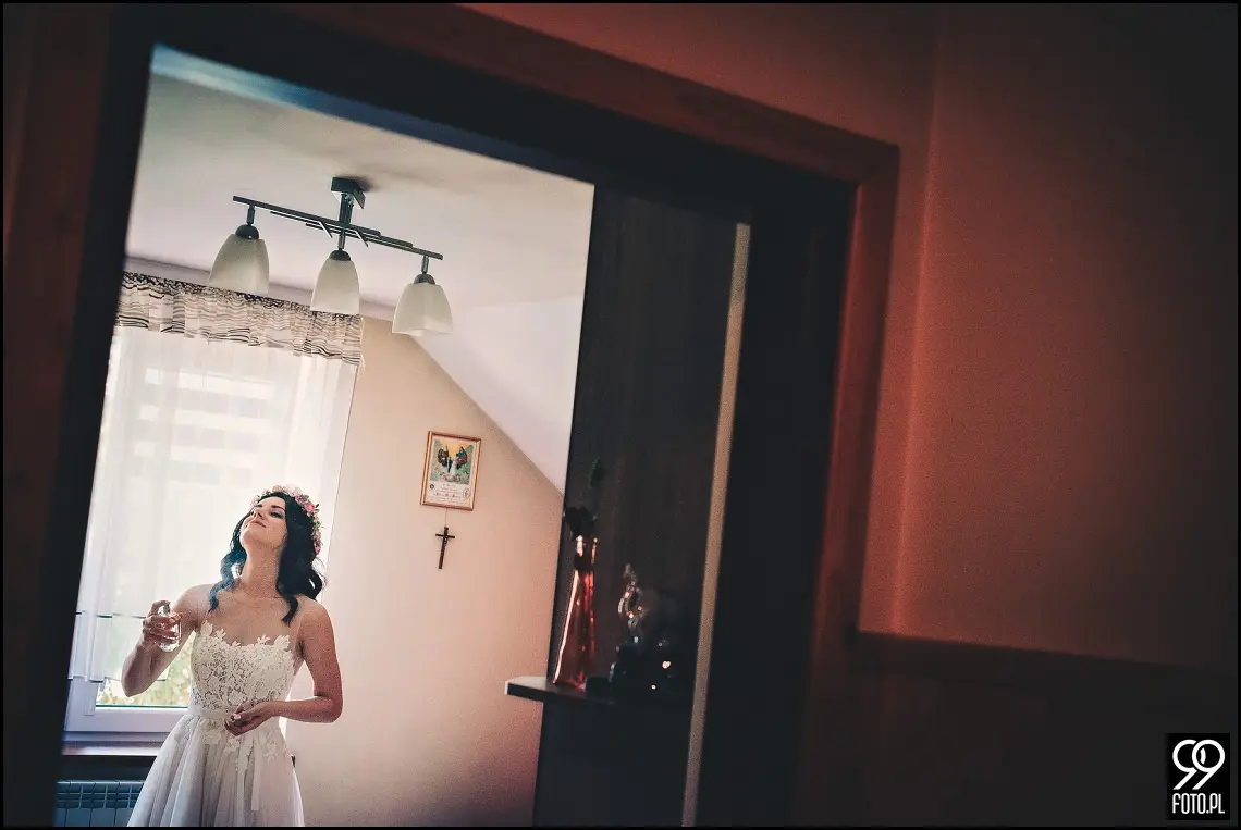 dekoracja sali weselnej,styl rustykalny,osp zawada,fotograf ślubny myślenice