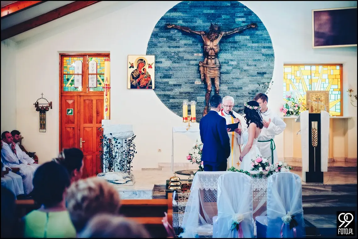 dekoracja sali weselnej,styl rustykalny,osp zawada,fotograf ślubny myślenice