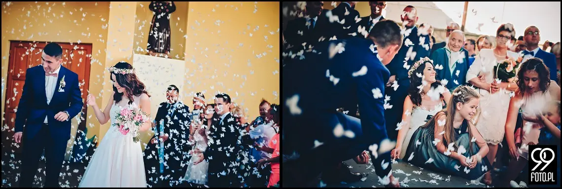 dekoracja sali weselnej,styl rustykalny,osp zawada,fotograf ślubny myślenice