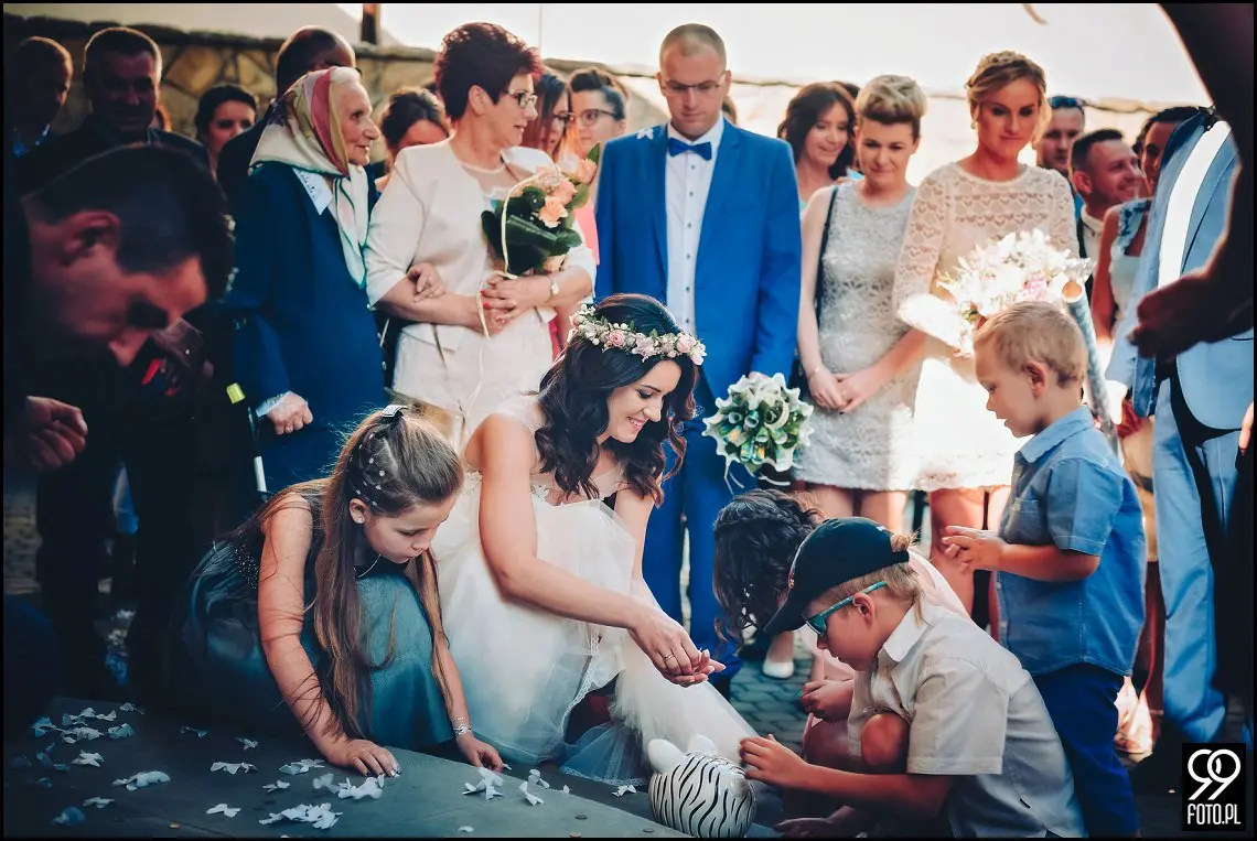 dekoracja sali weselnej,styl rustykalny,osp zawada,fotograf ślubny myślenice