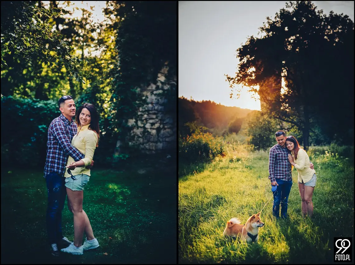 plener narzeczeński kraków,sesja narzeczeńska ojców