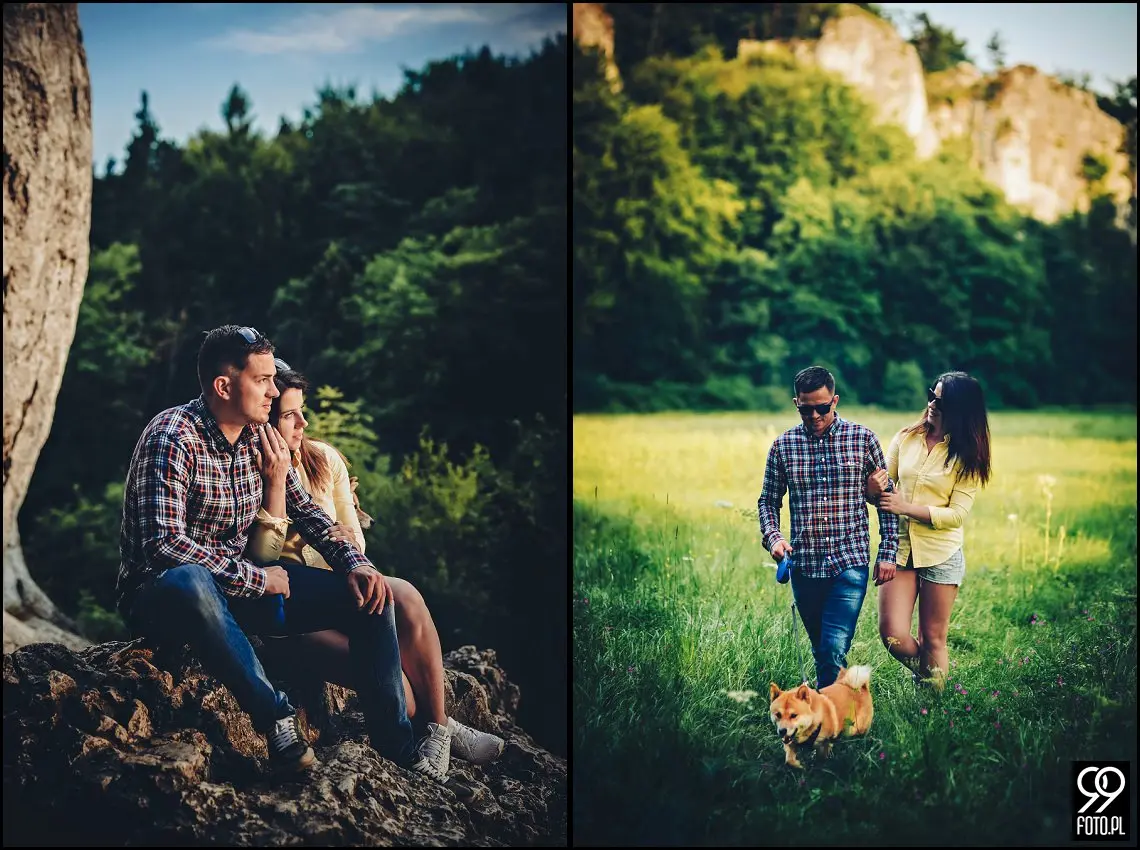 plener narzeczeński kraków,sesja narzeczeńska ojców