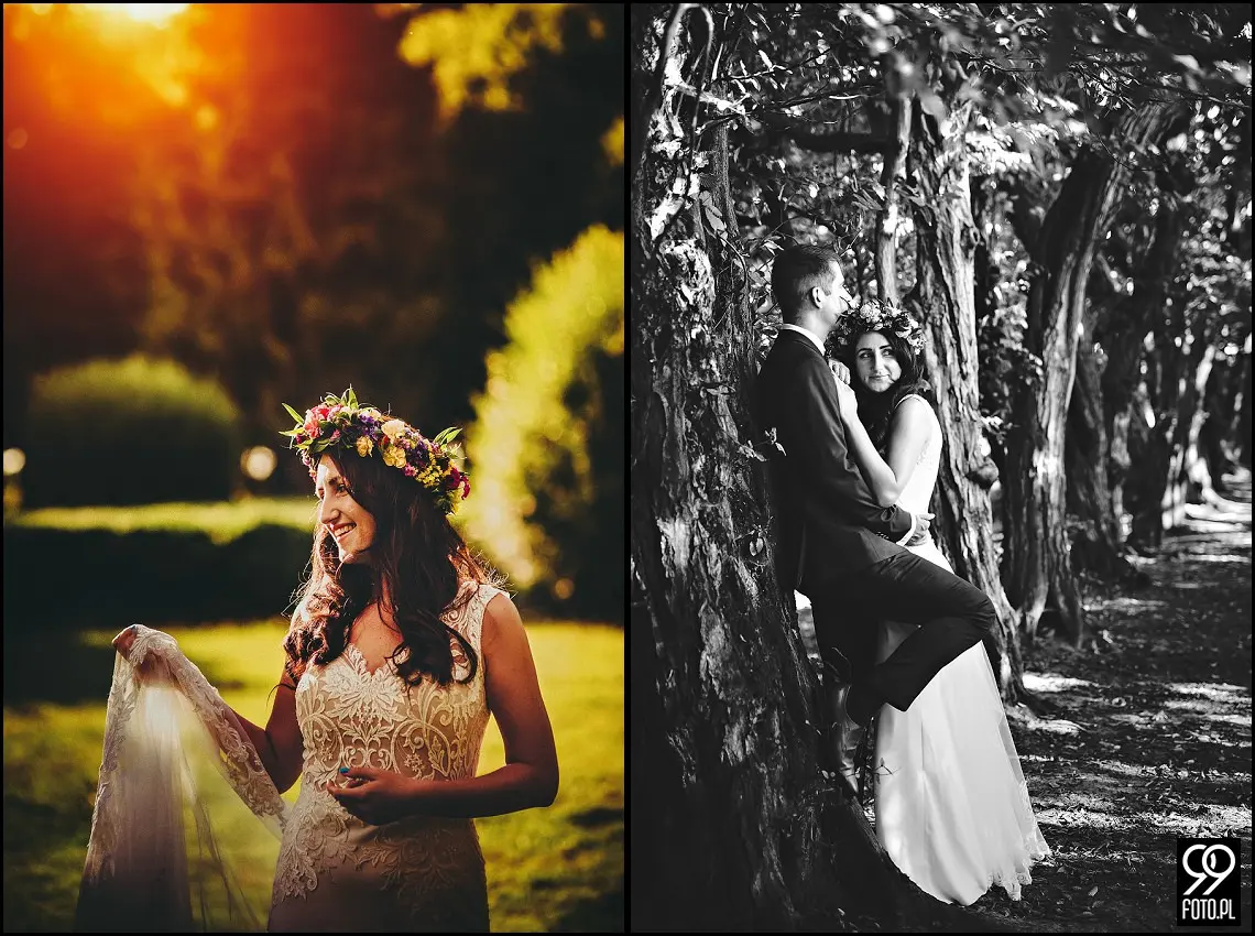 park w mogilanach,plener ślubny zakrzówek,sesja ślubna kazimierz