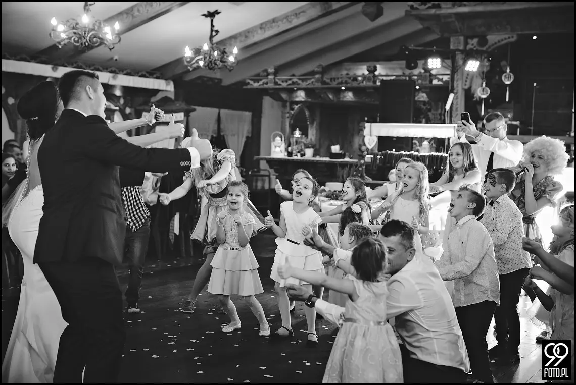 fotograf ślubny Rabka Zdrój, góralski klimat ślubny, wesele kabanos spytkowice