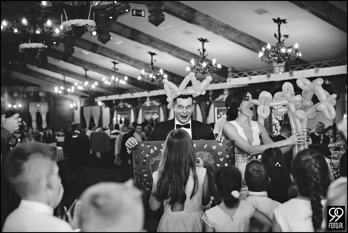 fotograf ślubny Rabka Zdrój, góralski klimat ślubny, wesele kabanos spytkowice