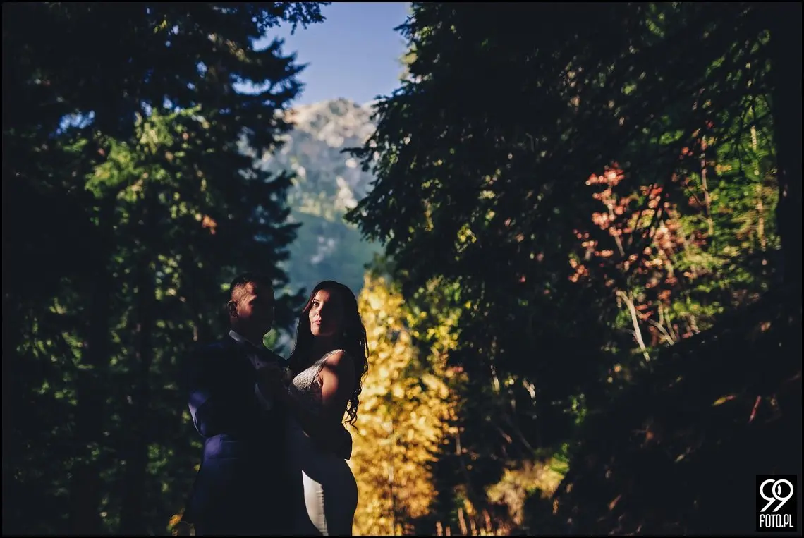 plener strbskie pleso, popradzki staw zdjęcia ślubne, sesja ślubna Słowacja