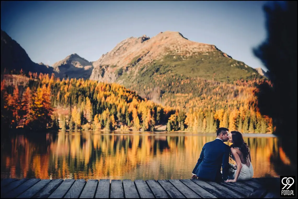 plener strbskie pleso, popradzki staw zdjęcia ślubne, sesja ślubna Słowacja