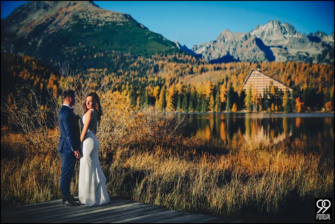 plener strbskie pleso, popradzki staw zdjęcia ślubne, sesja ślubna Słowacja