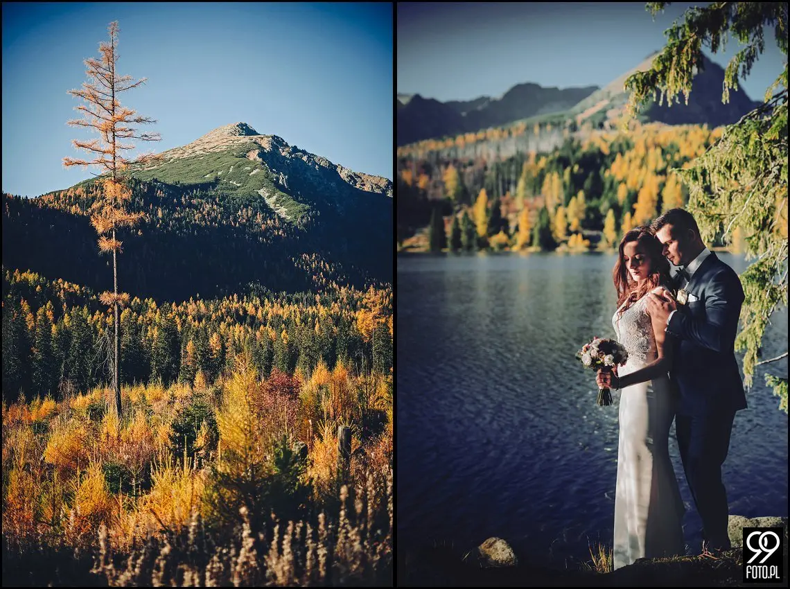 plener strbskie pleso, popradzki staw zdjęcia ślubne, sesja ślubna Słowacja