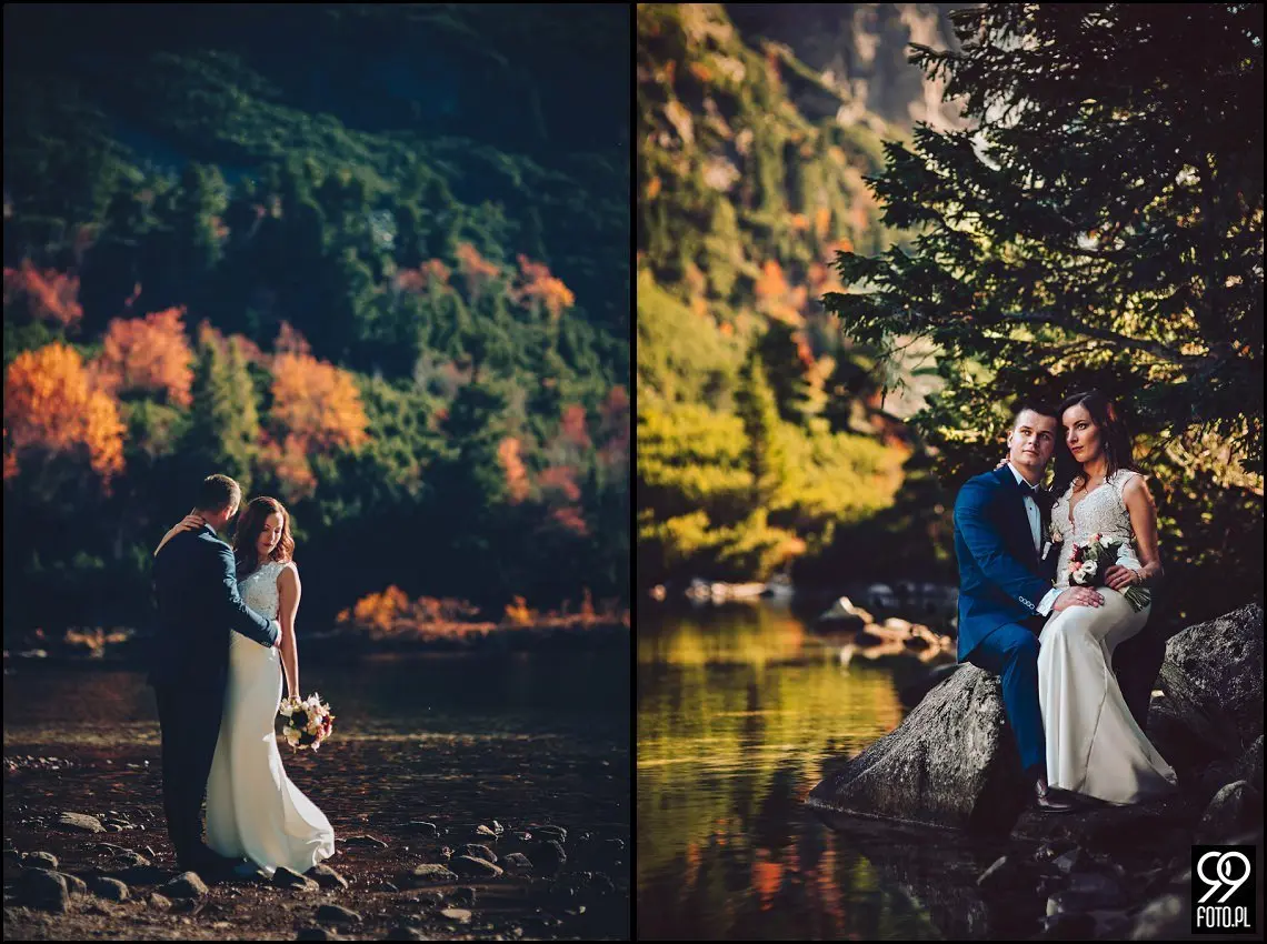 plener strbskie pleso, popradzki staw zdjęcia ślubne, sesja ślubna Słowacja
