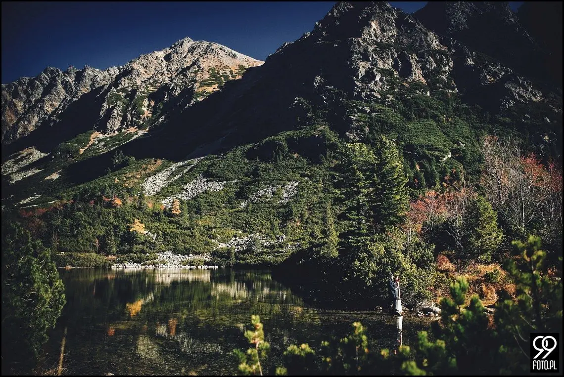 plener strbskie pleso, popradzki staw zdjęcia ślubne, sesja ślubna Słowacja