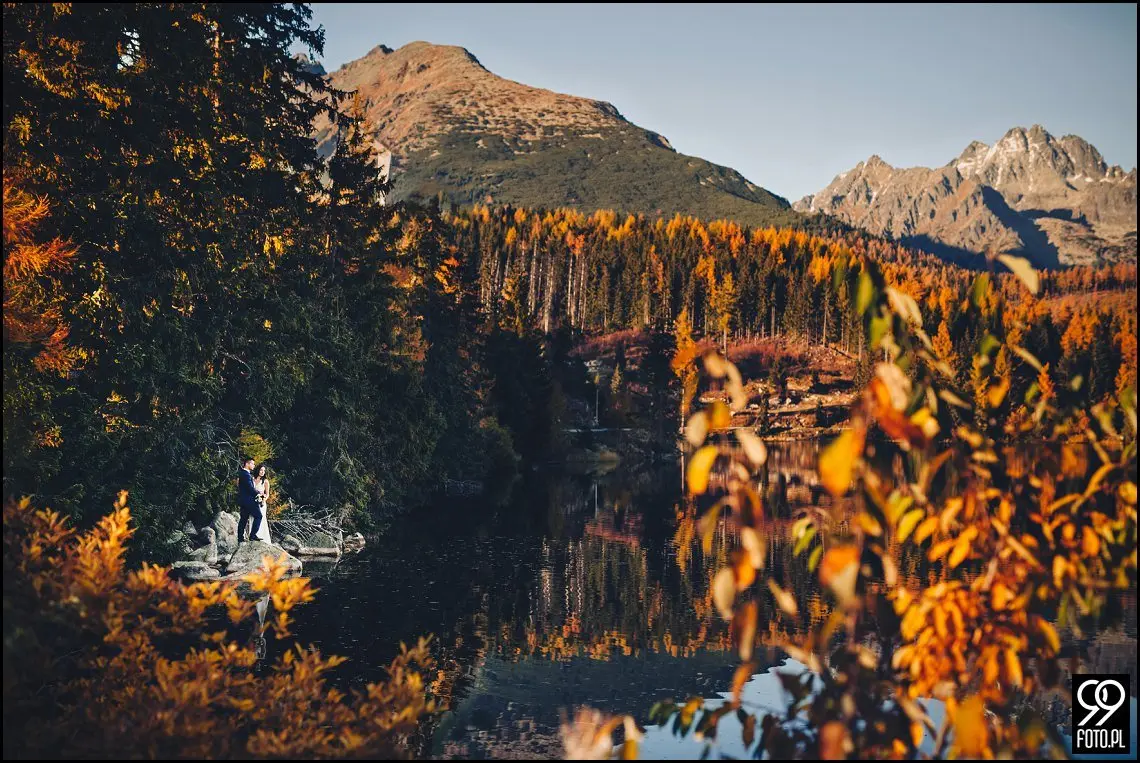 plener strbskie pleso, popradzki staw zdjęcia ślubne, sesja ślubna Słowacja