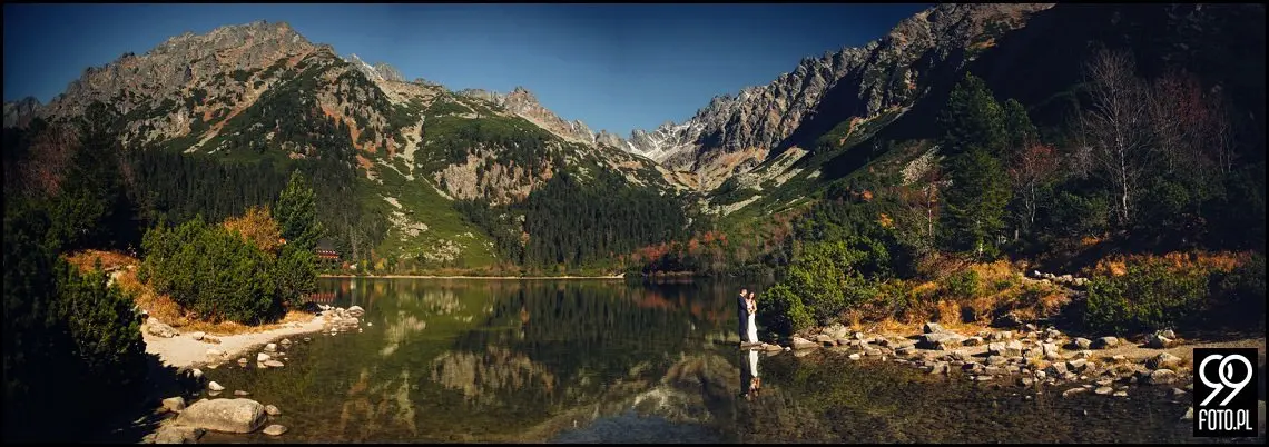 plener strbskie pleso, popradzki staw zdjęcia ślubne, sesja ślubna Słowacja
