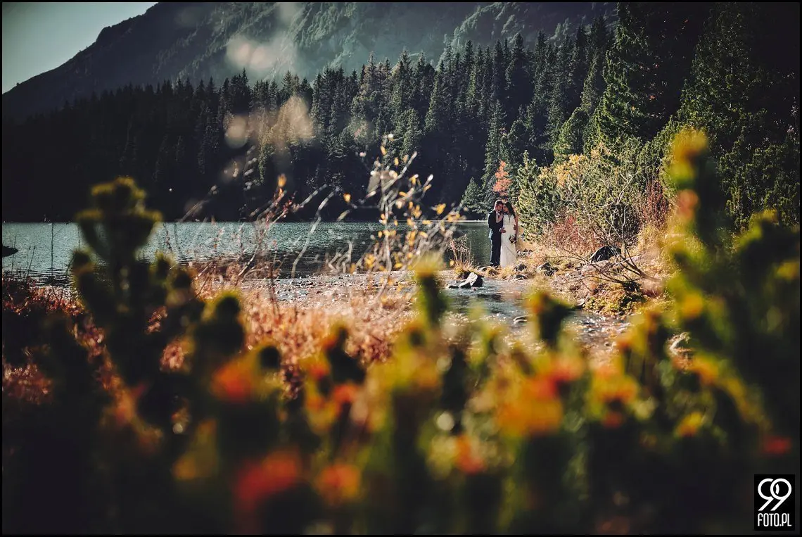 plener strbskie pleso, popradzki staw zdjęcia ślubne, sesja ślubna Słowacja