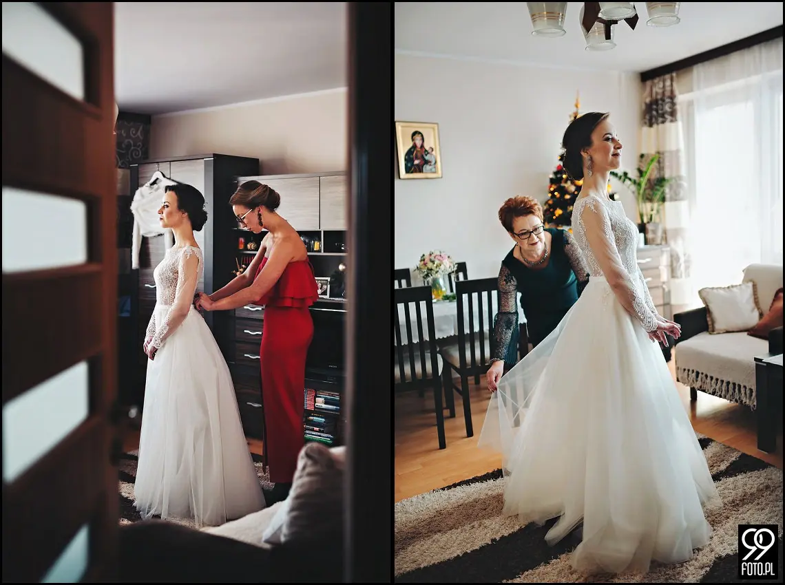 Karczma Pod Kogutkiem Krzywaczka, reportaż ślubny Maków Podhalański