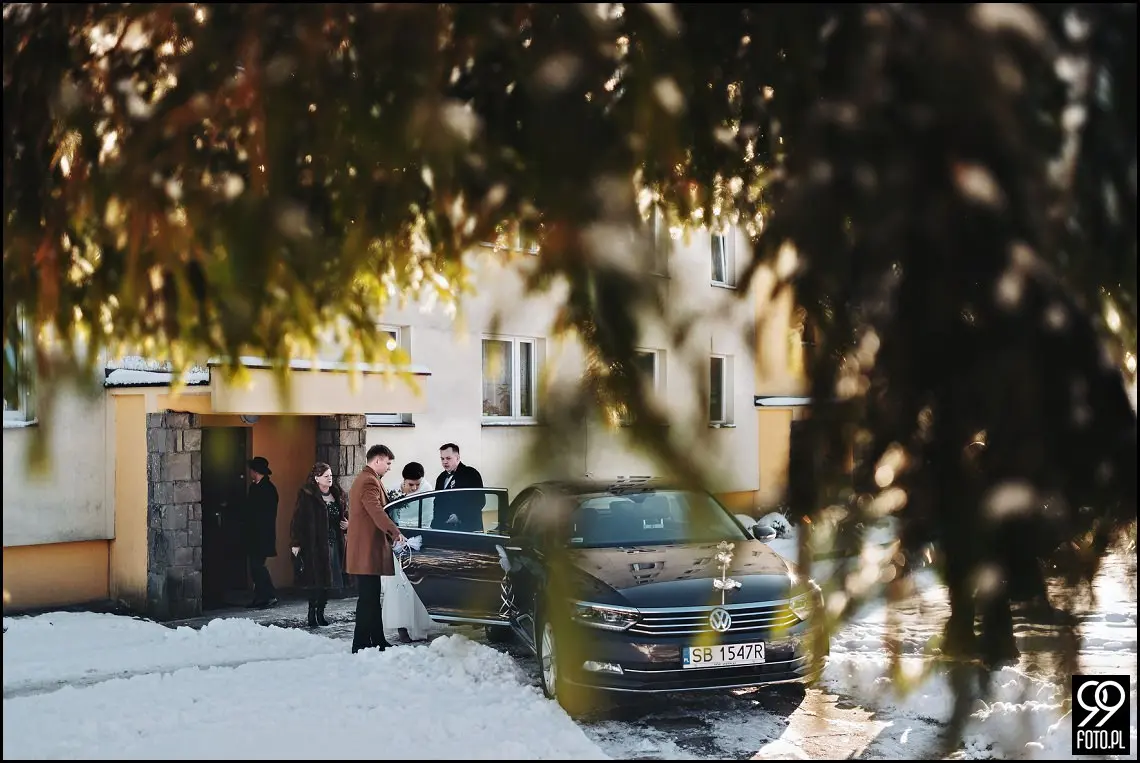 Karczma Pod Kogutkiem Krzywaczka, reportaż ślubny Maków Podhalański