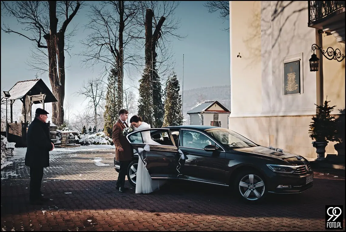 Karczma Pod Kogutkiem Krzywaczka, reportaż ślubny Maków Podhalański