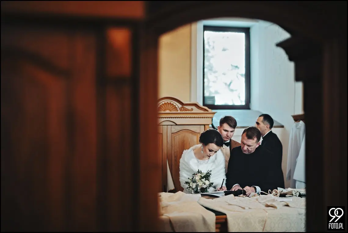 Karczma Pod Kogutkiem Krzywaczka, reportaż ślubny Maków Podhalański