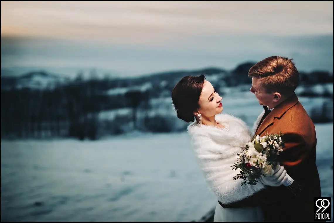 Karczma Pod Kogutkiem Krzywaczka, reportaż ślubny Maków Podhalański