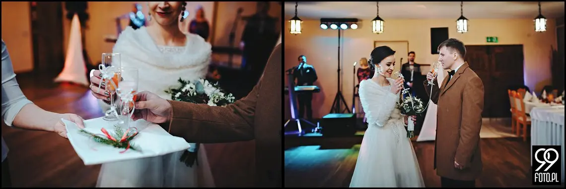 Karczma Pod Kogutkiem Krzywaczka, reportaż ślubny Maków Podhalański