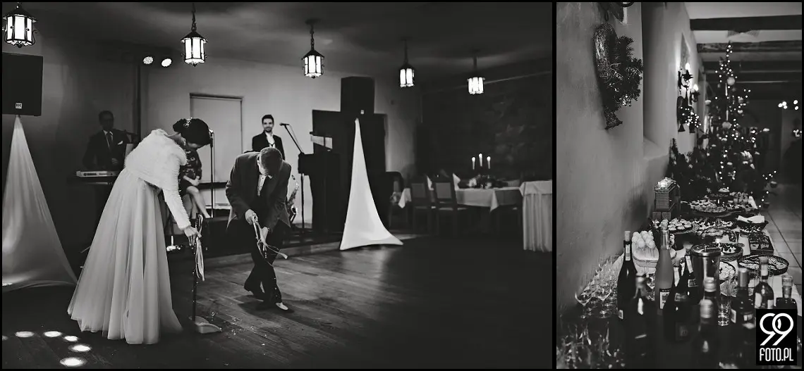 Karczma Pod Kogutkiem Krzywaczka, reportaż ślubny Maków Podhalański