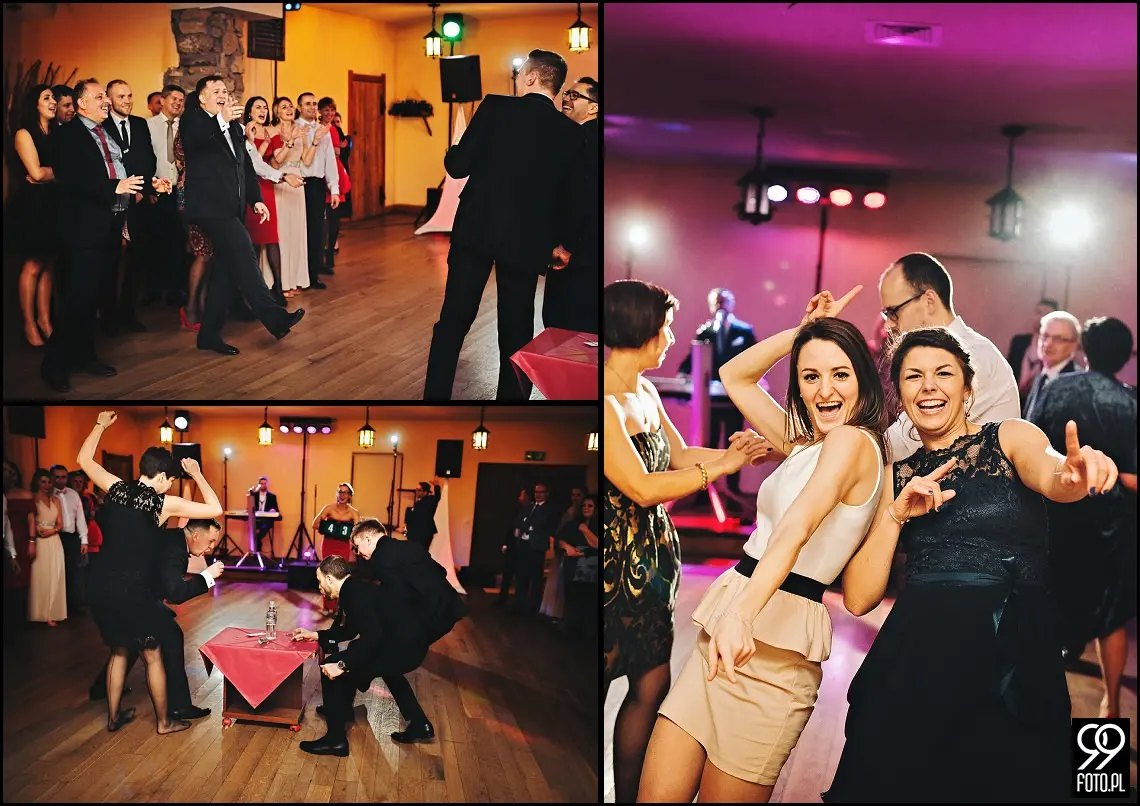 Karczma Pod Kogutkiem Krzywaczka, reportaż ślubny Maków Podhalański