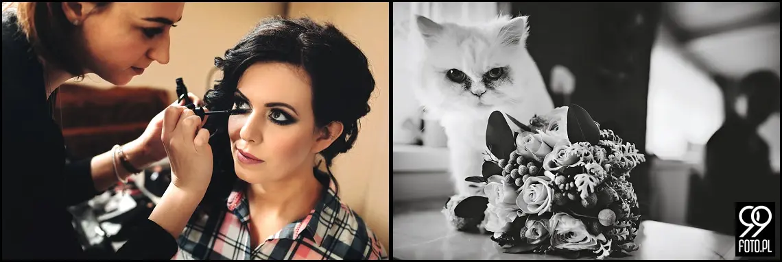 Zimowy ślub Kraków, Kościół na Szkanych Domach, reportaż ślubny Nowa Huta