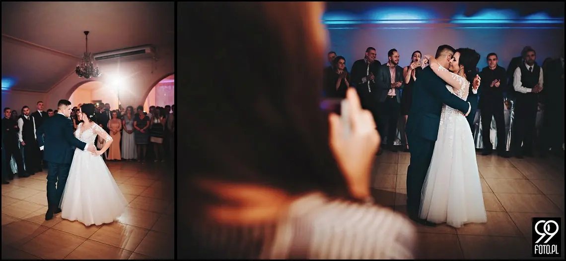 Zimowy ślub Kraków, Kościół na Szkanych Domach, reportaż ślubny Nowa Huta