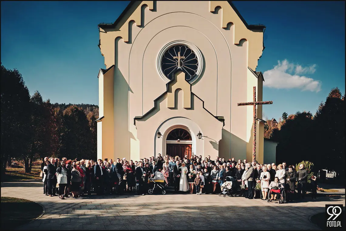 Dom weselny Aleksandra, zdjęcia ślubne Mszana Dolna, fotograf na wesele Mszana