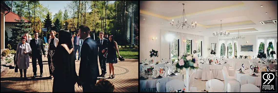 Villa Marina Dąbrowa Górnicza, sala weselna nad jeziorem, ślub na śląsku