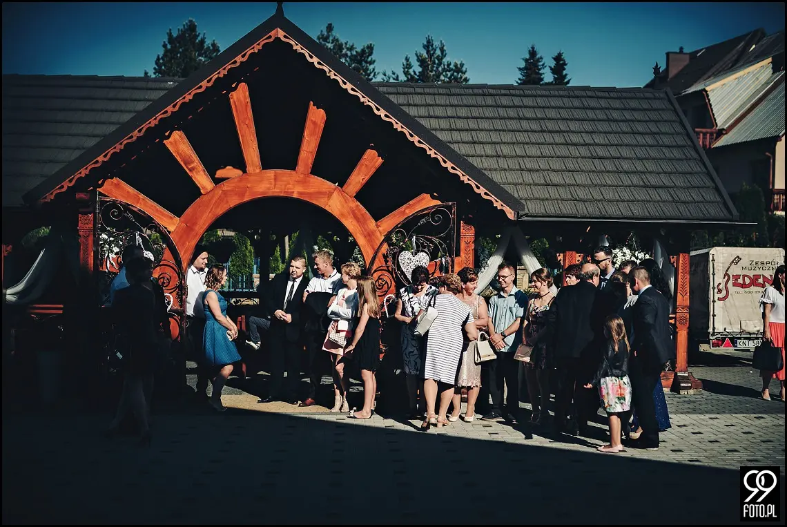 Przystań w Kabanosie Spytkowice, zdjęcia ślubne Jordanów, Dom Weselny Spytkowice