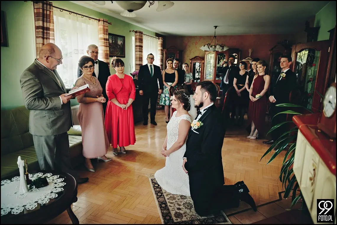 Sala weselna Folwark Zalesie, Reportaż ślubny Wieliczka