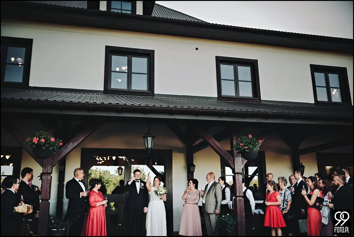 Sala weselna Folwark Zalesie, Reportaż ślubny Wieliczka