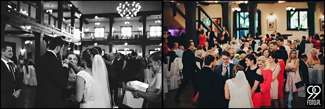 Sala weselna Folwark Zalesie, Reportaż ślubny Wieliczka