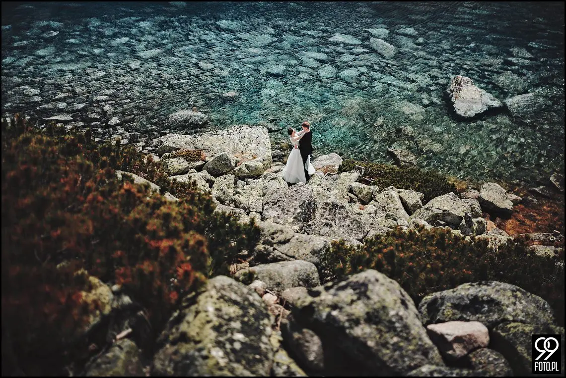 plener ślubny słowacja, sesja zdjęciowa łomnicki staw, szczyrbskie pleso