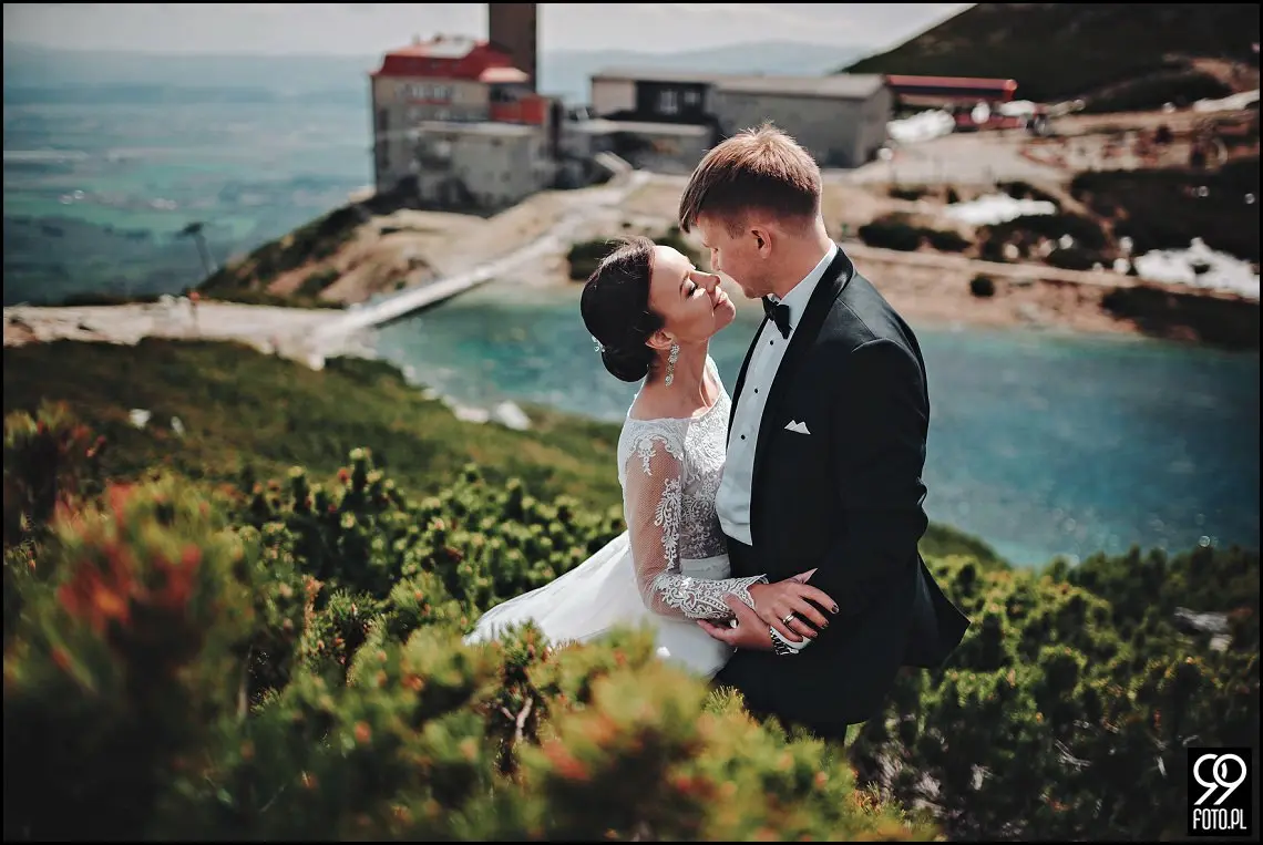 plener ślubny słowacja, sesja zdjęciowa łomnicki staw, szczyrbskie pleso