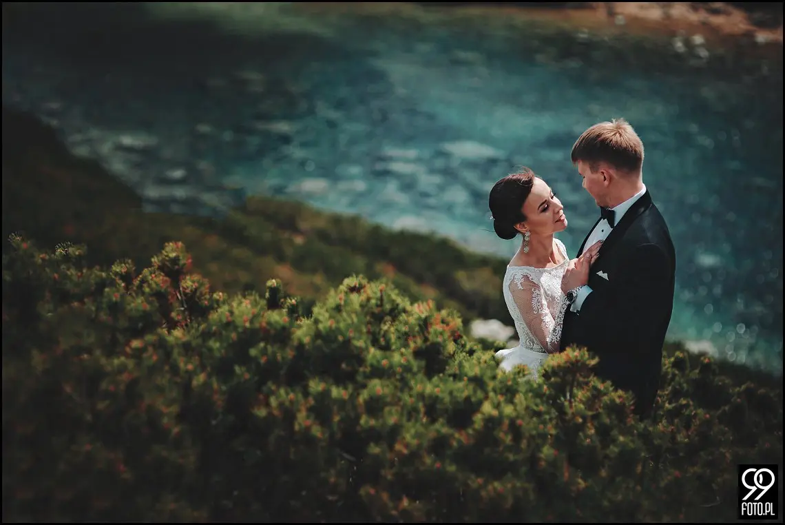 plener ślubny słowacja, sesja zdjęciowa łomnicki staw, szczyrbskie pleso