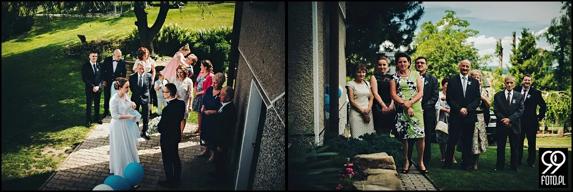 Ślub w Lanckoronie, Restauracja Old Joker Jaroszowice, fotograf na wesele Wadowice