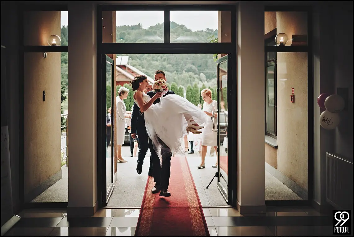 fotograf ślubny sucha beskidzka, restauracja magnolia budzów, sesja zdjęciowa tatry