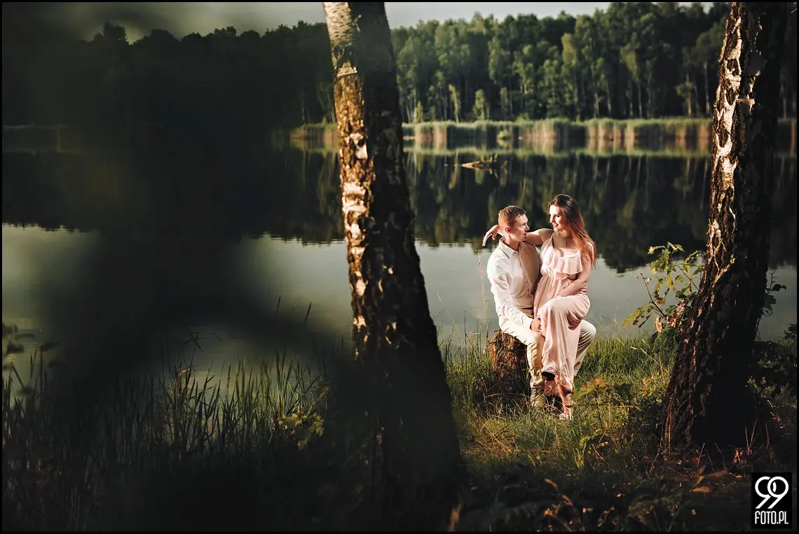 Sesja narzeczeńska w Krakowie, Nadwiślański Park Etnograficzny Wygiełzów, Zamek Lipowiec