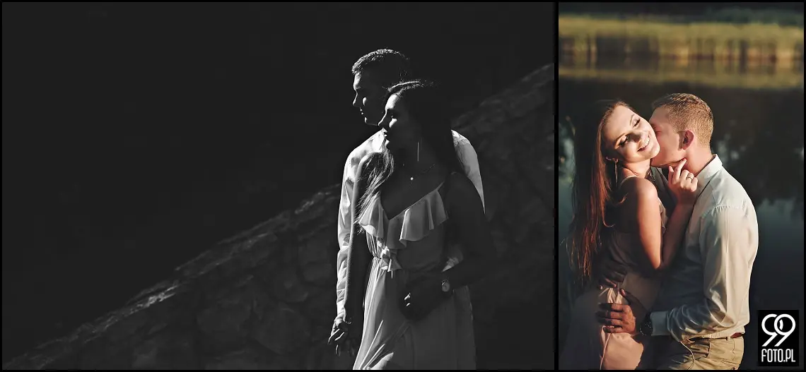 Sesja narzeczeńska w Krakowie, Nadwiślański Park Etnograficzny Wygiełzów, Zamek Lipowiec