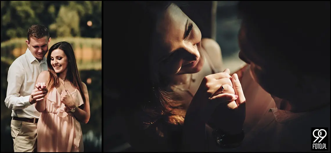 Sesja narzeczeńska w Krakowie, Nadwiślański Park Etnograficzny Wygiełzów, Zamek Lipowiec