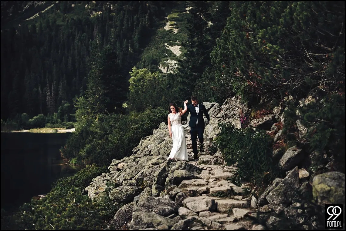 sesja ślubna w tatrach, plener ślubny w górach, miejsce na plener ślubny, ciekawe miejsca na sesję ślubną