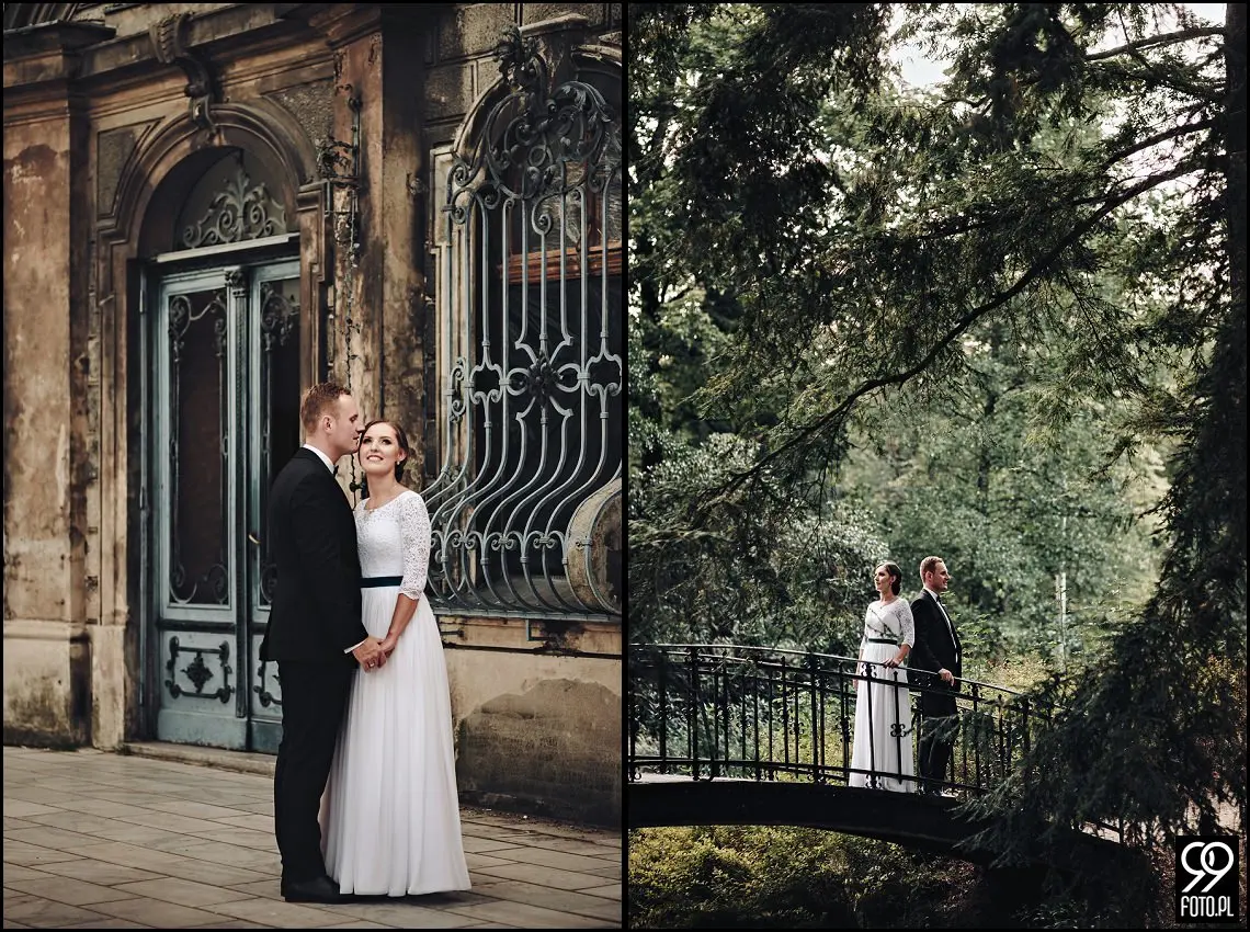 zamek moszna, plenerowa sesja fotograficzna, zdjęcia ślubne w pałacu