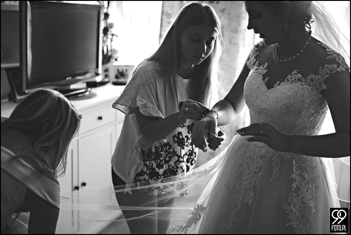 Helada sala weselna, Fotograf ślubny Oświęcim