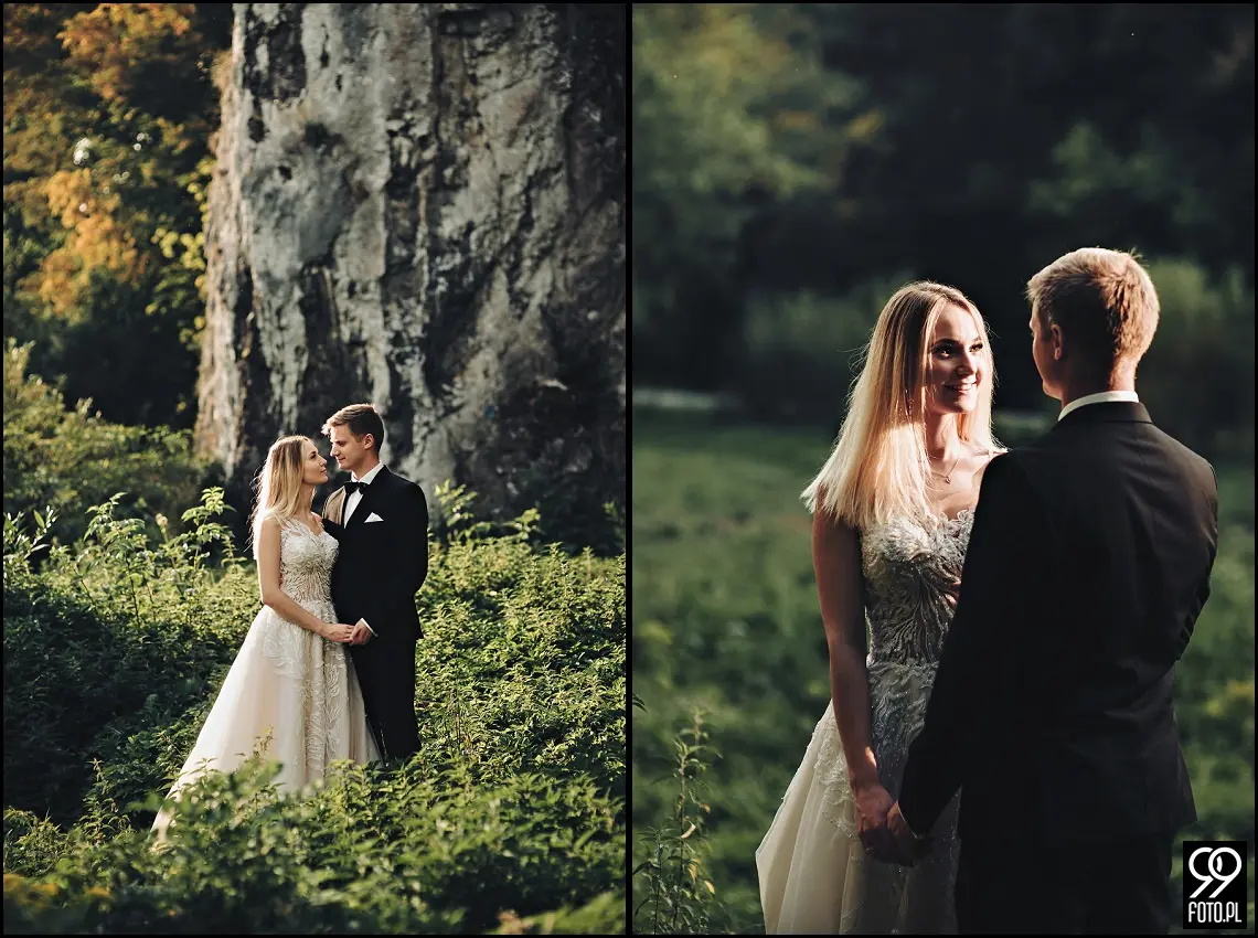 Sesja ślubna Zamek Pieskowa Skała, Zamek Korzkiew, miejsce na sesję plenerową w Krakowie