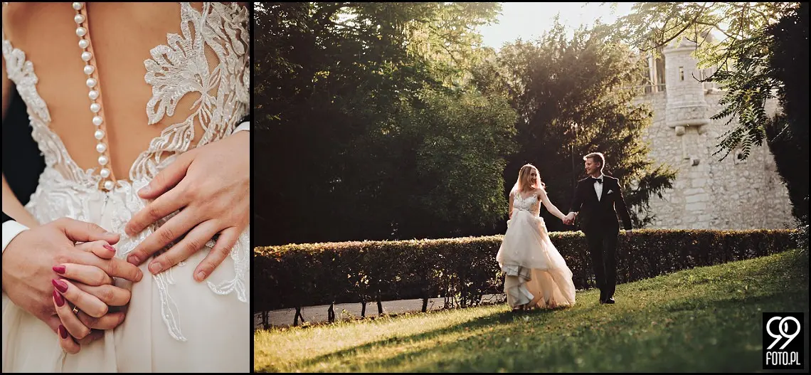 Sesja ślubna Zamek Pieskowa Skała, Zamek Korzkiew, miejsce na sesję plenerową w Krakowie