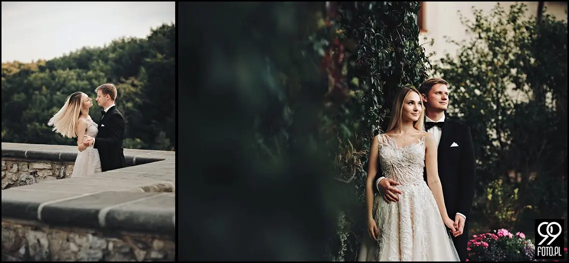 Sesja ślubna Zamek Pieskowa Skała, Zamek Korzkiew, miejsce na sesję plenerową w Krakowie