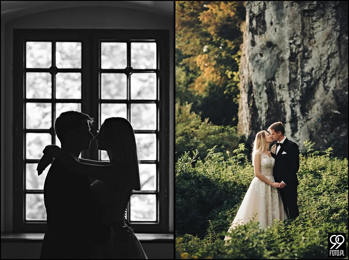 Sesja ślubna Zamek Pieskowa Skała, Zamek Korzkiew, miejsce na sesję plenerową w Krakowie